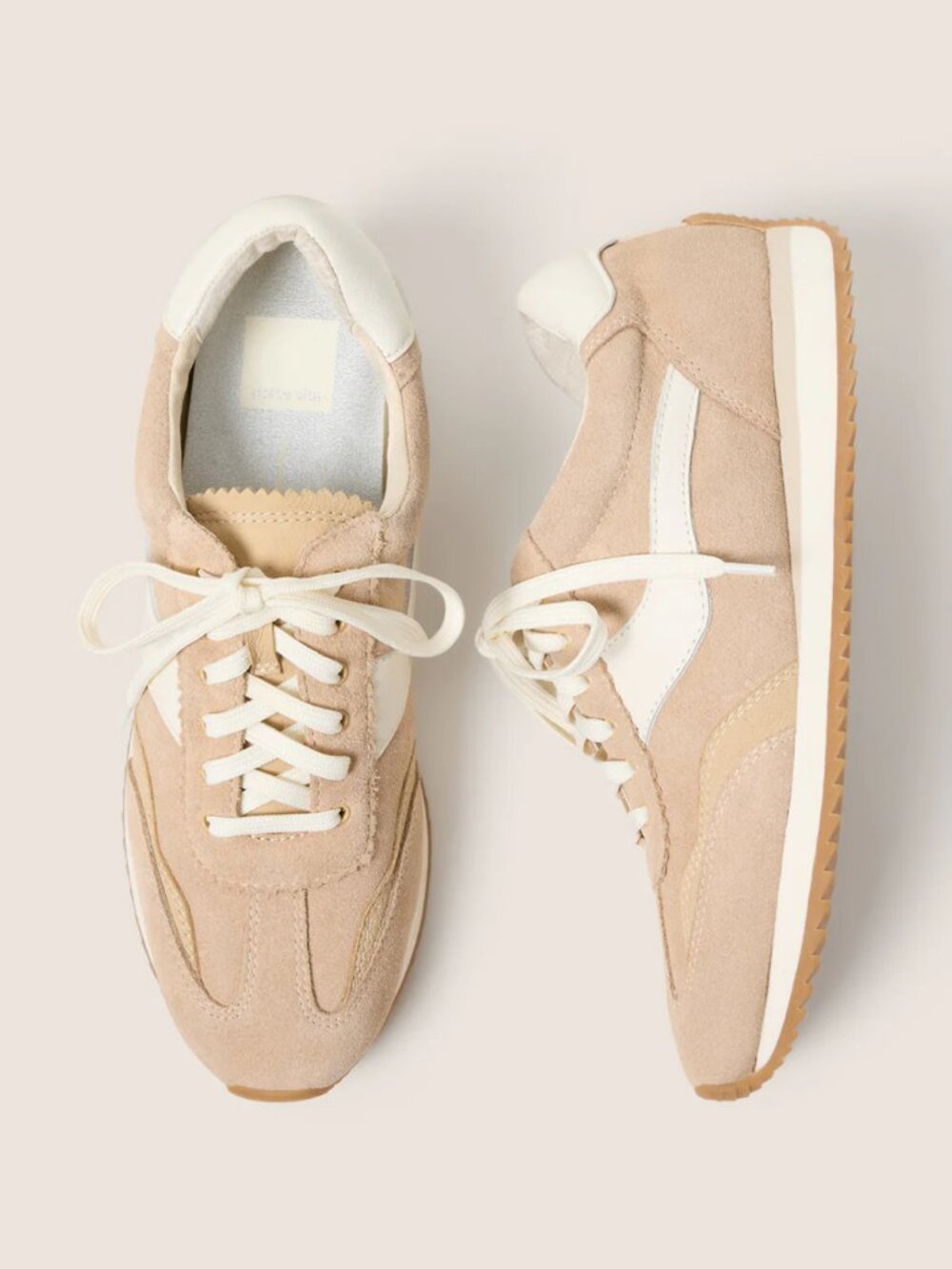 Dolce Vita B.NTCD Suede Sneaker in Dark Sand Suede